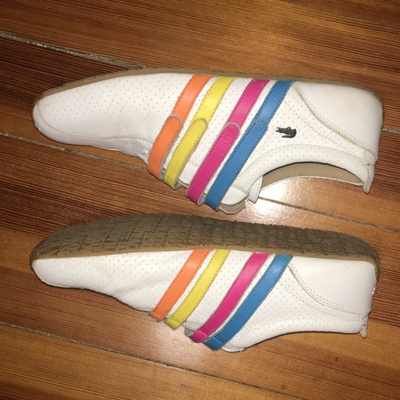 Colorful Rainbow Lacoste Comfortable 